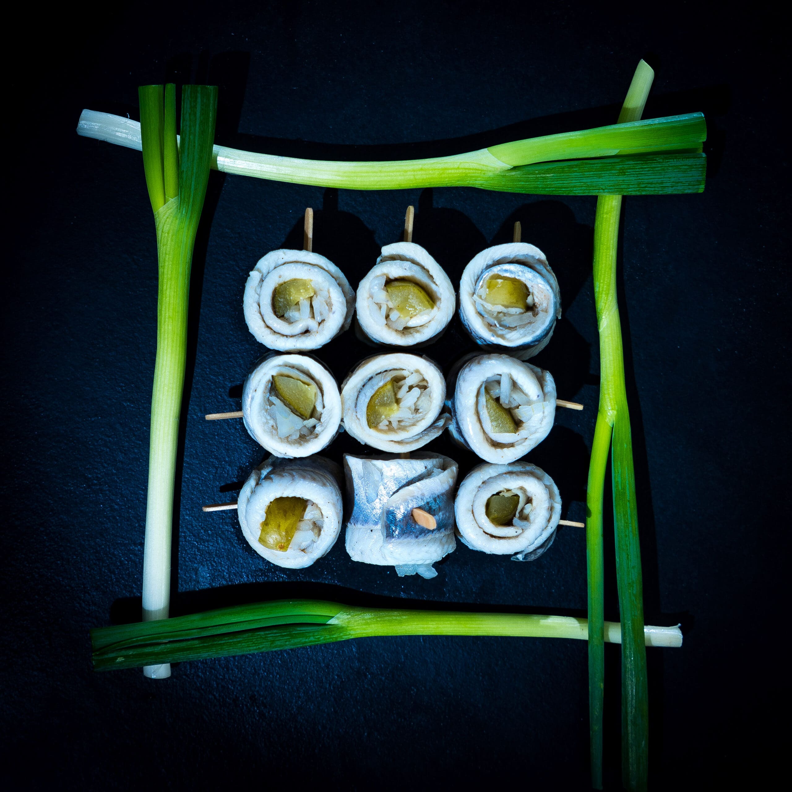 Strelasund - Rollmops - angerichtet Schwaaner Fischwaren